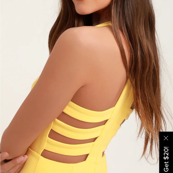 Lulus Power of Wow Yellow Backless Maxi Dress — Wedding, Prom, Formal - Picture 3 of 12